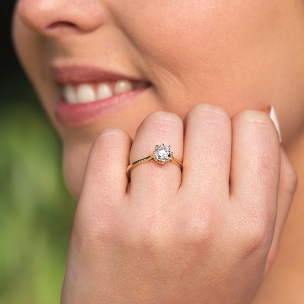 How much does a 1 carat Diamond Engagement Ring cost? – Gemone Diamond